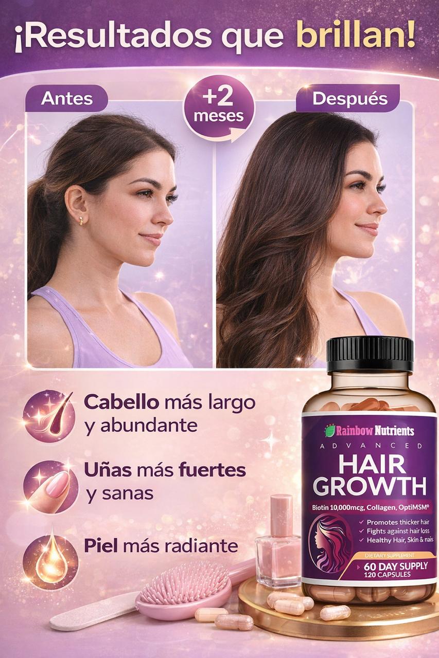 24 en 1 Suplemento para el Cabello,piel y uñas