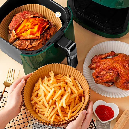 Papeles Antiadherentes para Air Fryer (100 uds)